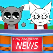 Sprunki Talking Gray and Wenda