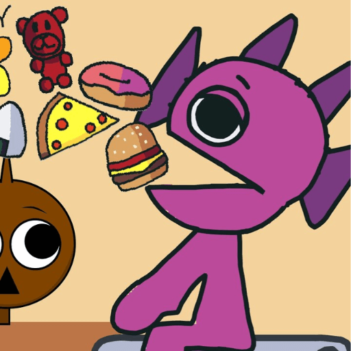 Sprunki But FEED DURPLE? game